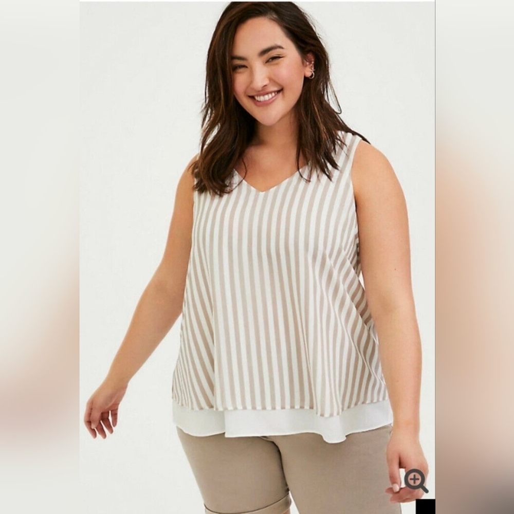 NWT • Torrid • Double‎ Layer Blouse
